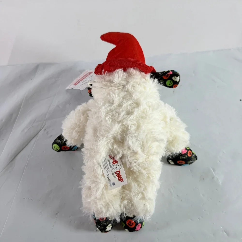 Multipet Lamb Chop Limited Edition Halloween Dog Toy Skull Pumpkin Witch Hat NWT